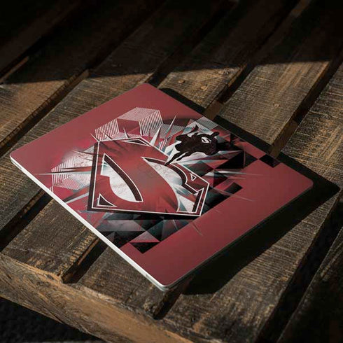 DC Comics Superman Red Pattern Surface Laptop 2 Skin